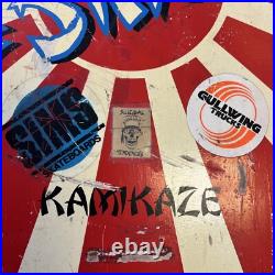Vintage Rare 80's Sims Kamikaze Skateboard Deck Used VERY COLLECTABLE