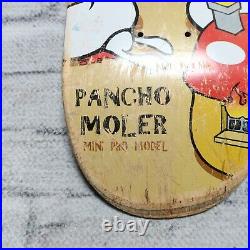 Vintage Rare 90s Pancho Moler Think Skateboards Deck Mini Pro Model Skate