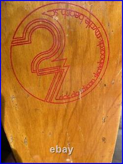 Vintage, Rare Myrtle Beach, SC-made Doudican 27 Skateboard