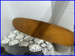 Vintage, Rare Myrtle Beach, SC-made Doudican 27 Skateboard Wall Hanger Deck