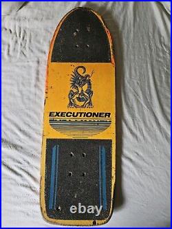 Vintage Rare Original 80s Nash Red Line Executioner Skateboard Deck