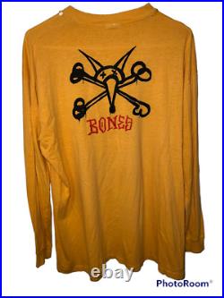 Vintage Rare Powell Peralta Rat Bones Long Sleeve T-Shirt