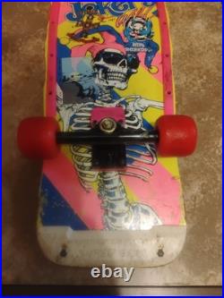 Vintage Rare Valterra Skateboard Jokers Wild