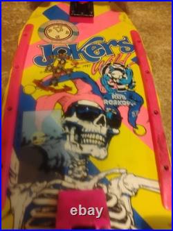 Vintage Rare Valterra Skateboard Jokers Wild