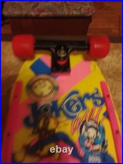 Vintage Rare Valterra Skateboard Jokers Wild