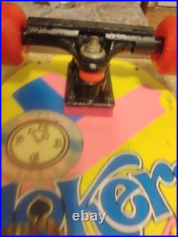 Vintage Rare Valterra Skateboard Jokers Wild