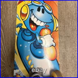 Vintage Rare World Industries Skateboard Wet Willy Yellow Balloons Blue Balloon