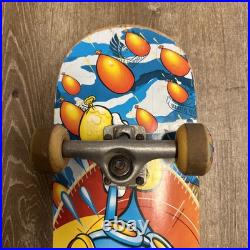 Vintage Rare World Industries Skateboard Wet Willy Yellow Balloons Blue Balloon