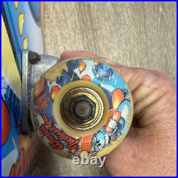 Vintage Rare World Industries Skateboard Wet Willy Yellow Balloons Blue Balloon