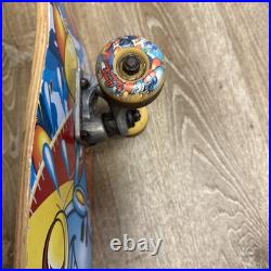 Vintage Rare World Industries Skateboard Wet Willy Yellow Balloons Blue Balloon