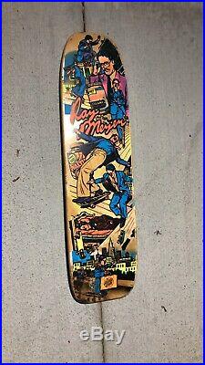 Vintage Ray Meyer Freestyle Skateboard Deck Santa Cruz 1989 Skate Deck Scs