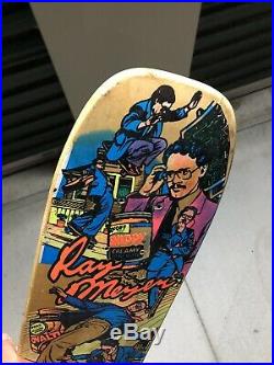 Vintage Ray Meyer Freestyle Skateboard Deck Santa Cruz 1989 Skate Deck Scs