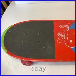 Vintage Red Snoopy Peanuts Wood Skateboard 27 x 8 Wooden