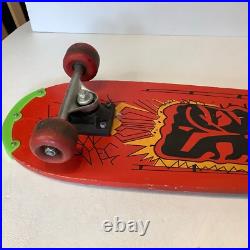 Vintage Red Snoopy Peanuts Wood Skateboard 27 x 8 Wooden