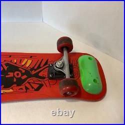 Vintage Red Snoopy Peanuts Wood Skateboard 27 x 8 Wooden