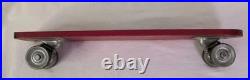 Vintage Roller Derby 10 Skateboard Red Wood Clay Wheels 19 inch Sidewalk Surfer