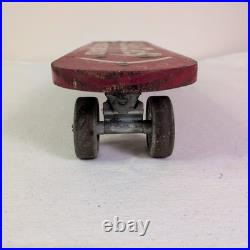 Vintage Roller Derby 10 Skateboard Red Wood Clay Wheels 19 inch Sidewalk Surfer Vintage Roller Derby 10 Skateboard Red Wood Clay Wheels 19 inch Sidewalk Surfer