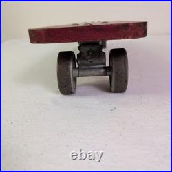 Vintage Roller Derby 10 Skateboard Red Wood Clay Wheels 19 inch Sidewalk Surfer Vintage Roller Derby 10 Skateboard Red Wood Clay Wheels 19 inch Sidewalk Surfer