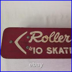 Vintage Roller Derby 10 Skateboard Red Wood Clay Wheels 19 inch Sidewalk Surfer Vintage Roller Derby 10 Skateboard Red Wood Clay Wheels 19 inch Sidewalk Surfer