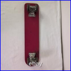 Vintage Roller Derby 10 Skateboard Red Wood Clay Wheels 19 inch Sidewalk Surfer