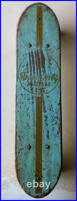 Vintage Roller Derby Mustang Skate Board Light Blue Rare! 1960's