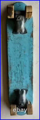 Vintage Roller Derby Mustang Skate Board Light Blue Rare! 1960's