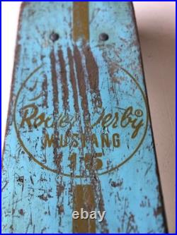 Vintage Roller Derby Mustang Skate Board Light Blue Rare! 1960's