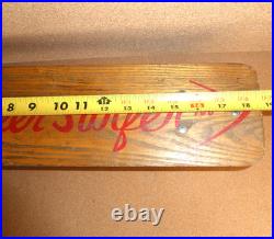 Vintage Roller Surfer Skateboard Hedlund Metal Steel Wheels Wood Wooden Illinois