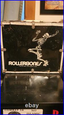 Vintage Rollerbones 1980s Skate Case With White Handle
