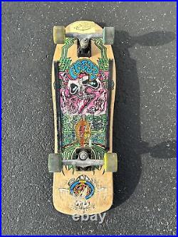 Vintage SANTA CRUZ Jeff Hedges Powell Peralta Skateboard Gull Wing 1989