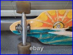 Vintage SECTOR 9 Burleigh Bamboo Longboard Skateboard Deck. 41