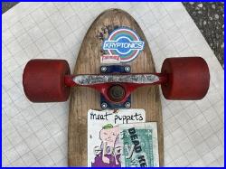 Vintage SIMS PURE JUICE 44 Longboard, 70mm Red Kryptonics, Well Smashed Trucks Vintage SIMS PURE JUICE 44 Longboard, 70mm Red Kryptonics, Well Smashed Trucks