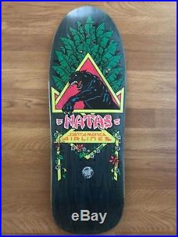 Vintage SMA Natas Kaupas Black Panther Skateboard Deck 88 Blacktop Rare SC