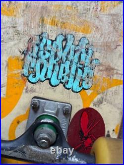 Vintage SMA Skateboard Deck Santa Monica Airlines 1990's. Made by Z-Boys Founder