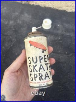 Vintage SUPER SKATE SPRAY Skateboard WHEEL LUBRICANT LUBRI-KOTE 1970's deck 80's