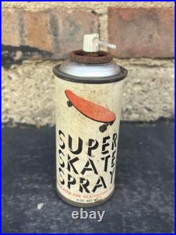 Vintage SUPER SKATE SPRAY Skateboard WHEEL LUBRICANT LUBRI-KOTE 1970's deck 80's