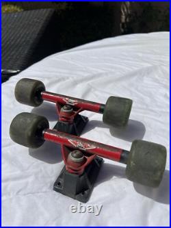 Vintage San Diego Trucking Company Skateboard Chromoly Trucks Independent 80s Vintage San Diego Trucking Company Skateboard Chromoly Trucks Independent 80s
