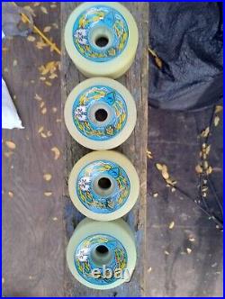 Vintage Santa Cruz Bullet Skateboard Wheels Not Oj Powell Vision Independent