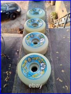Vintage Santa Cruz Bullet Skateboard Wheels Not Oj Powell Vision Independent