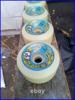 Vintage Santa Cruz Bullet Skateboard Wheels Not Oj Powell Vision Independent