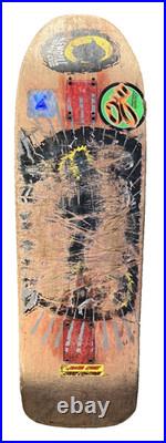 Vintage Santa Cruz Control Jeff Kendall Wolf Skateboard Deck Old School Orig OG