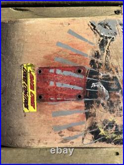 Vintage Santa Cruz Control Jeff Kendall Wolf Skateboard Deck Old School Orig OG