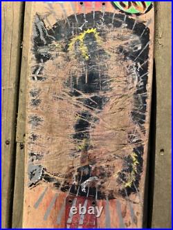 Vintage Santa Cruz Control Jeff Kendall Wolf Skateboard Deck Old School Orig OG