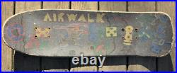 Vintage Santa Cruz Control Jeff Kendall Wolf Skateboard Deck Old School Orig OG