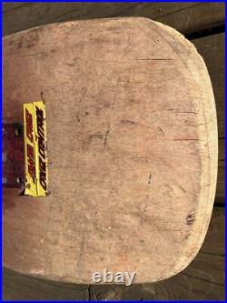 Vintage Santa Cruz Control Jeff Kendall Wolf Skateboard Deck Old School Orig OG