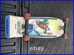 Vintage Santa Cruz Keith Meek Slasher Cruiser Skateboard Pool Board