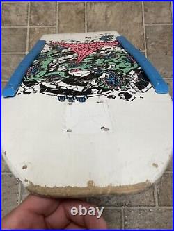 Vintage Santa Cruz Rob Roskopp Target 4 Skateboard Deck Old School