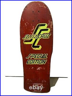 Vintage Santa Cruz Skateboard. 1986 Team deck Special Edition