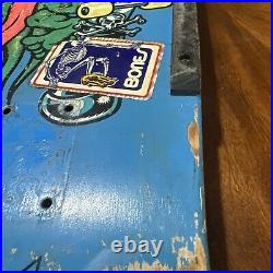 Vintage Santa Cruz Slasher Meek skateboard deck Rare Og 80s