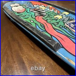 Vintage Santa Cruz Slasher Meek skateboard deck Rare Og 80s